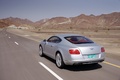 Bentley Continental GT gris 3/4 arrière gauche travelling