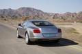 Bentley Continental GT gris 3/4 arrière gauche travelling