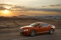 Bentley Continental GT orange 3/4 avant gauche