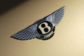 Bentley Continental GT Speed beige logo coffre