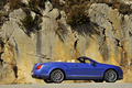 Bentley Continental GTC Speed bleu 3/4 arrière droit 2