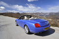 Bentley Continental GTC Speed bleu 3/4 arrière gauche travelling 2