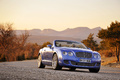 Bentley Continental GTC Speed bleu 3/4 avant droit penché 2