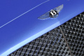 Bentley Continental GTC Speed bleu logo capot