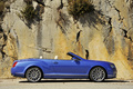 Bentley Continental GTC Speed bleu profil