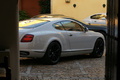 Bentley Continental Supersports blanc 3/4 arrière droit coupé debout
