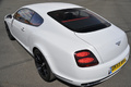 Bentley Continental Supersports blanc 3/4 arrière gauche