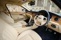 Bentley Mulsanne bleu intérieur