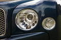 Bentley Mulsanne bleu phare avant