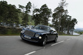 Bentley Muslanne bleu 3/4 avant gauche travelling penché 4