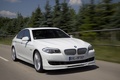 Alpina B5 Biturbo - blanche - 3/4 avant droit, dynamique