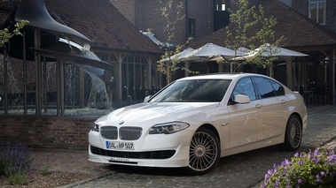 Alpina B5 Biturbo - blanche - 3/4 avant droit