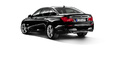 BMW 760 Li M noir 3/4 arrière gauche