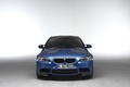 BMW M3 E92 bleu face avant