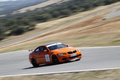 BMW M3 E92 GTS orange 3/4 avant droit filé penché 3