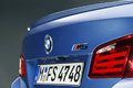 BMW M5 2011 -  bleu - détail, becquet