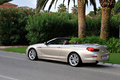 BMW Série 6 Cabriolet - beige - 3/4 arrière gauche