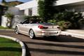 BMW Série 6 Cabriolet - beige - 3/4 arrière gauche