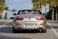 BMW Série 6 Cabriolet beige face arrière