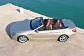 BMW Série 6 Cabriolet beige profil vue de haut