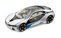 BMW Vision Efficient Dynamics concept blanc 3/4 avant gauche vue de haut