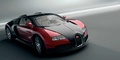Bugatti Veyron 16.4 noir/rouge 3/4 avant droit penché