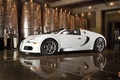 Bugatti Veyron Grand Sport blanc 3/4 avant gauche 3