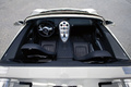 Bugatti Veyron Grand Sport blanc intérieur vue de haut