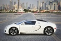 Bugatti Veyron Grand Sport blanc profil 3