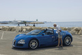 Bugatti Veyron Grand Sport bleu 3/4 avant gauche 3