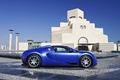 Bugatti Veyron Grand Sport bleu/bleu mate profil