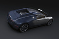 Bugatti Veyron Grand Sport Sang Bleu 3/4 arrière droit vue de haut