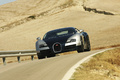Bugatti Veyron Super Sport bleu/gris 3/4 avant gauche penché