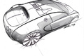 Bugatti Veyron Super Sport - bleue - sketch
