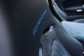 Bugatti Veyron Super Sport carbone bleu logo siège