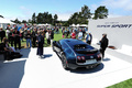 Bugatti Veyron Super Sport carbone bleu The Quail 3/4 arrière gauche