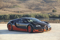 Bugatti Veyron Super Sport noir/orange 3/4 avant droit 2