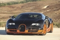 Bugatti Veyron Super Sport noir/orange 3/4 avant gauche 4