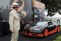 Bugatti Veyron Super Sport noir/orange The Quail 3/4 avant gauche
