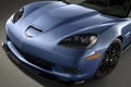 Chevrolet Corvette C6 Z06 Carbon Edition bleu capot