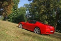 Ferrari 575 SuperAmerica rouge 3/4 arrière gauche penché