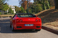 Ferrari 575 SuperAmerica rouge face arrière travelling