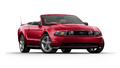 Ford Mustang GT Convertible rouge 3/4 avant droit