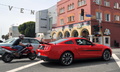 Ford Mustang GT CS rouge 3/4 arrière droit