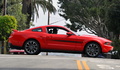 Ford Mustang GT CS rouge profil penché