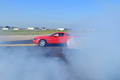 Ford Mustang GT rouge profil burn