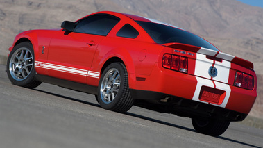 Ford Shelby GT 500 Rouge 3/4 AR