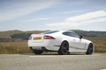 Jaguar XKR blanc 3/4 arrière droit 