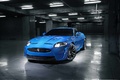 Jaguar XKR-S bleu 3/4 avant gauche 2