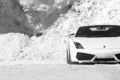 Lamborghini Gallardo LP560-4 blanc face avant coupé